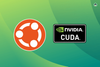 ubuntu logo on left, nvidia cuda on the right