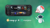 an orange pi neo device is on the left, the logos for orange pi and manjaro linux below that, on the right is a floating bit with an overdue timer above its head