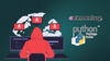 on the left is an illustration of a hacker working on a computer desk, on the right are logos for elementary data and the python package index (pypi)