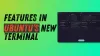 Features in Ubuntu's new terminal