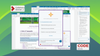 collabora online dev edition logo is on the top-left, in the middle is an illustration showcasing ai features on writer, and on the bottom-right "code 26.04" is written