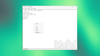 mixed green background showing a screenshot of tinyretropad in the middle