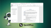 genoffice banner that shows a happy robot and a screenshot of the docs editor