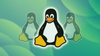 a green-themed banner that shows multiple tux mascots, the penguin mascot for linux