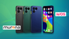 a multi-color banner that shows four murena fairphone (gen. 6+) devices with the logos for murena and /e/os placed nearby
