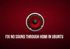 Fix No Sound Through HDMI In External Monitor In Ubuntu Linux