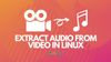 extract audio from Ubuntu