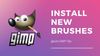 add new brush in GIMP
