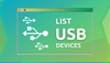 List usb devices in Linux