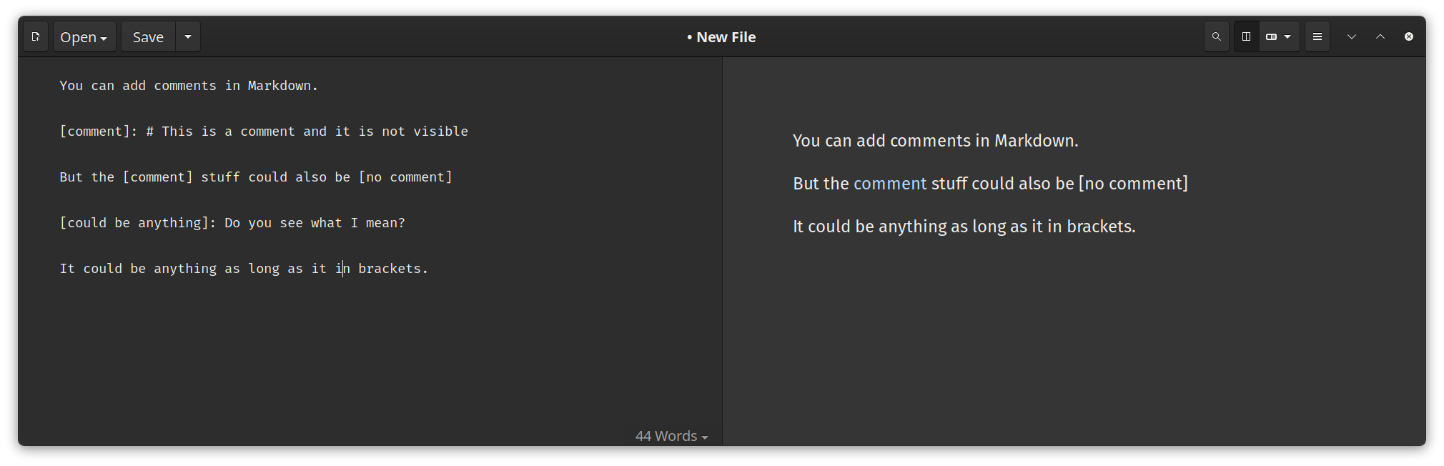 How to Add Comments in Markdown
