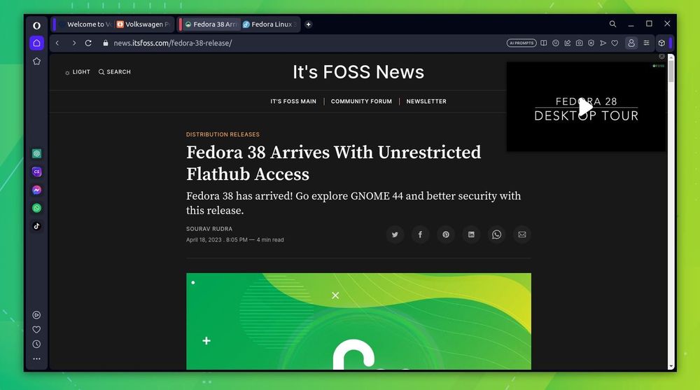 Opera's New Redesigned Web Browser is Also Available on Linux