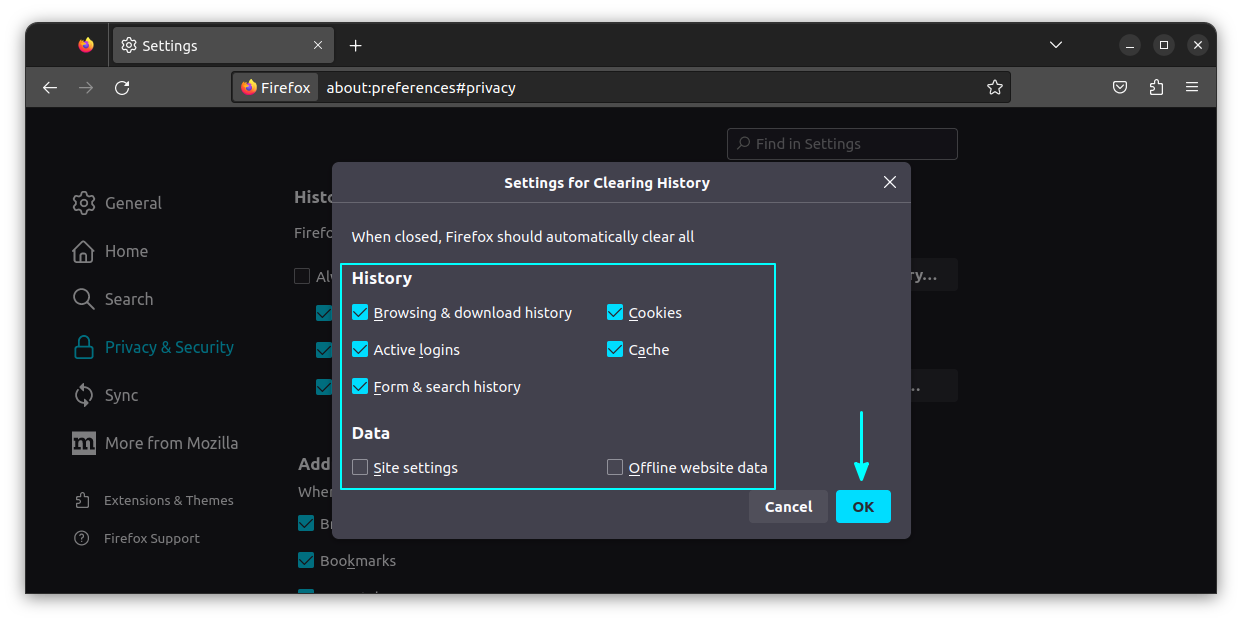 how-to-delete-history-in-firefox-with-screenshots