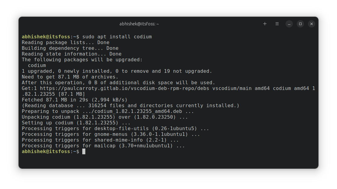How to Install VSCodium on Ubuntu Linux