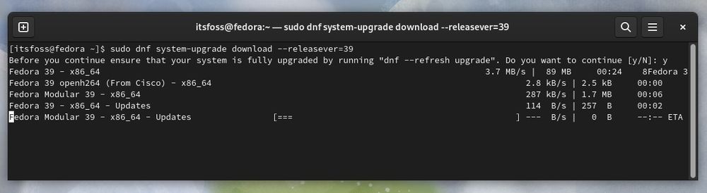 How to Upgrade From Fedora 38 to Fedora 39