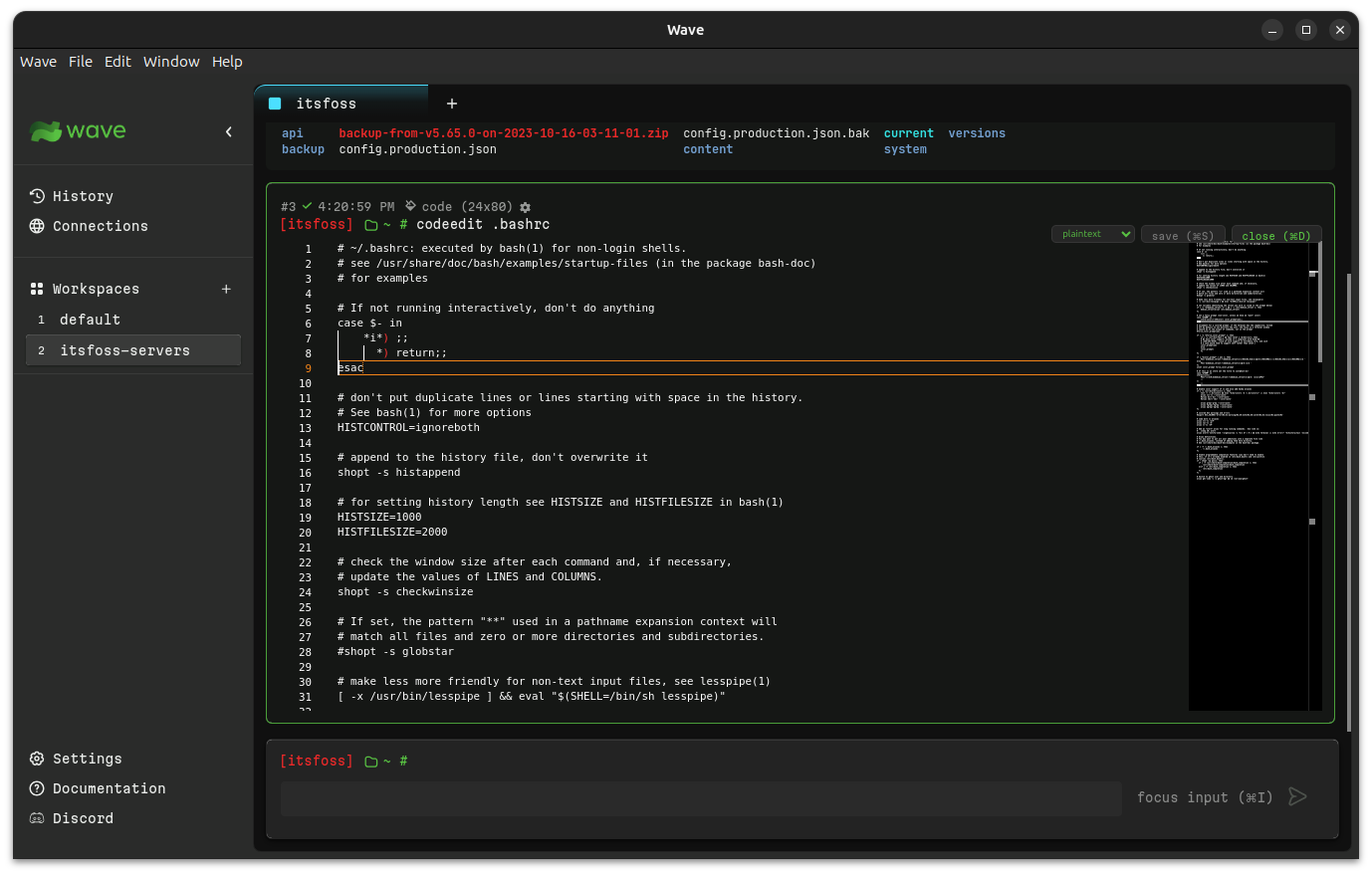 Wave Terminal Wave: A Modern New Linux Terminal that You'll Love if You Hate Command Line