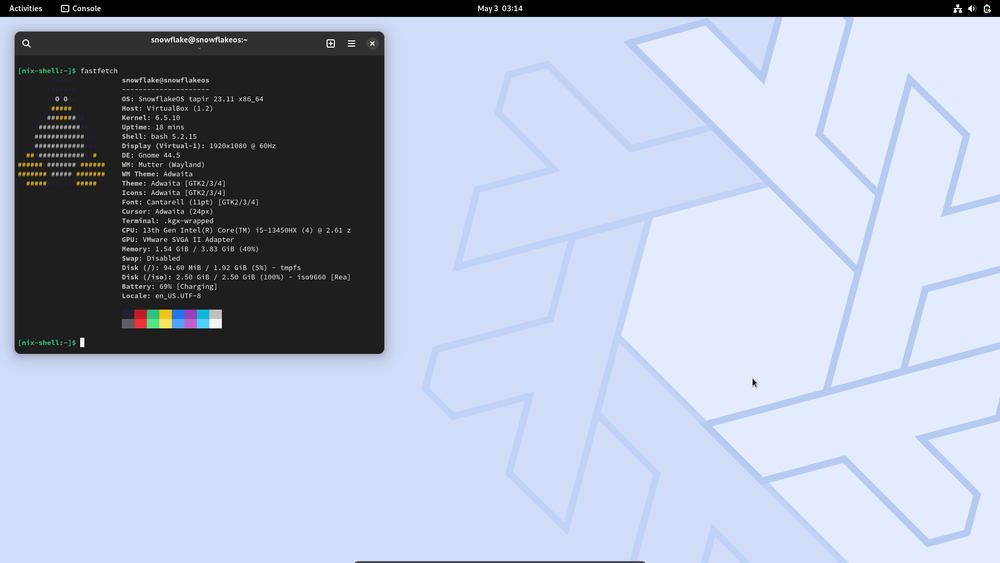 SnowflakeOS: NixOS in a Frosty Package