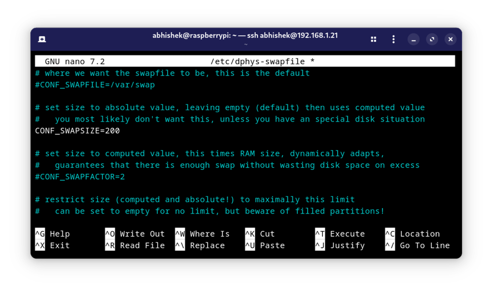 How to increase swap space on raspberry pi