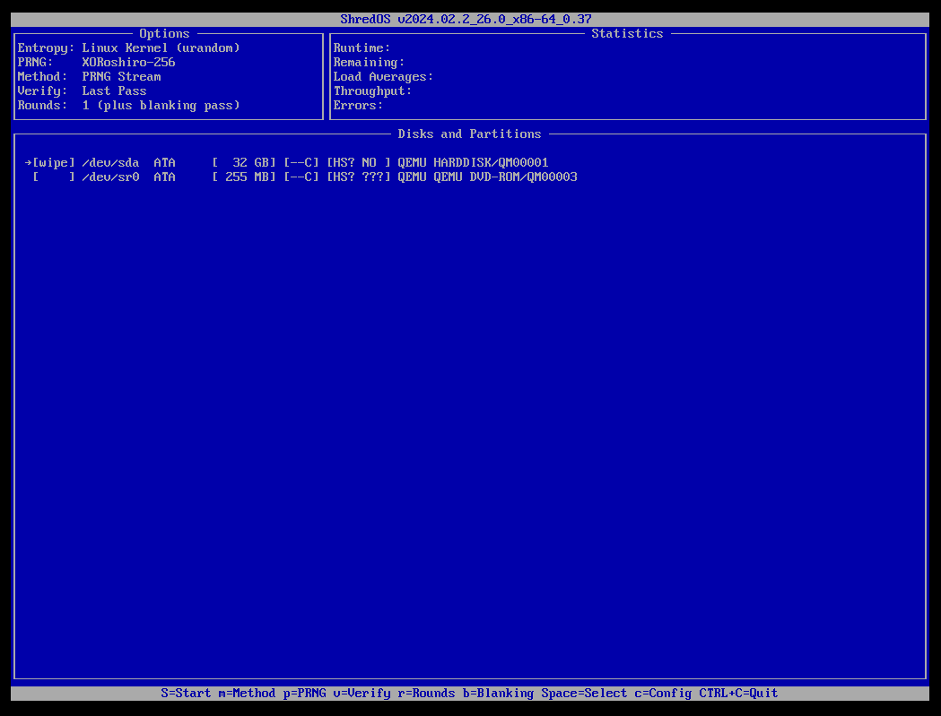 Sheref Os ShredOS is a Linux Distro Built to Wipe Your Data