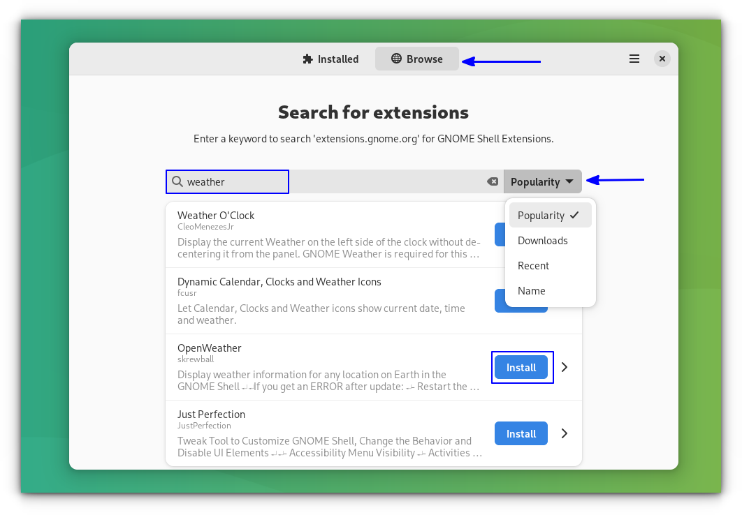 How to Use GNOME Shell Extensions Guide]