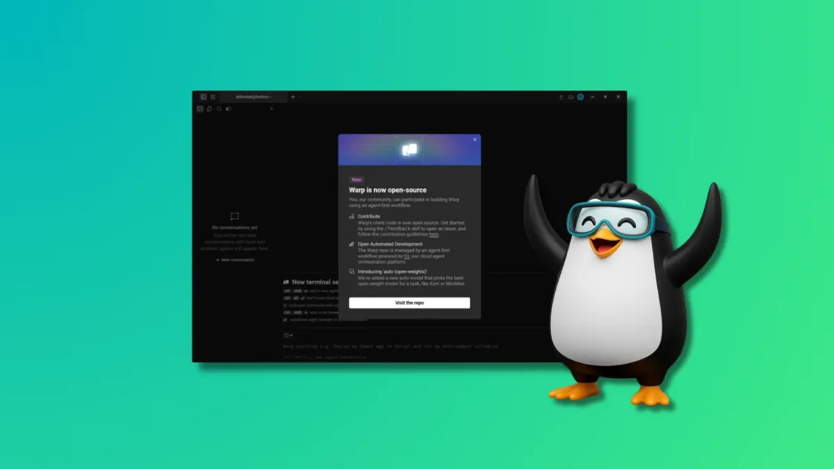 Warp Terminal Goes Open Source with an AI-First Contribution Model