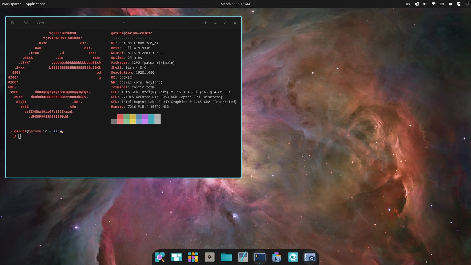 Kdlinux Cosmic Gui COSMIC Desktop Arrives on Garuda Linux