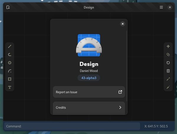 Design is a New 2D CAD App for Linux in Development