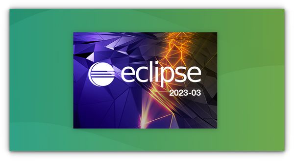 The lauching screen for Eclipse IDE