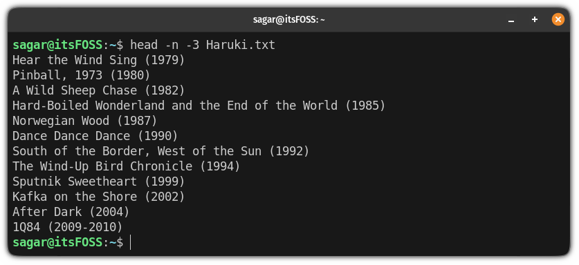 exlcude last N lines and print everything else using the head command in linux