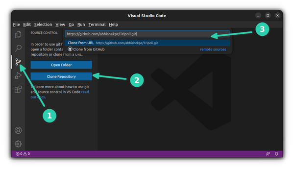 Как открыть репозиторий github в visual studio code