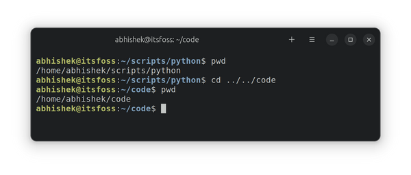 Using cd Command in Linux