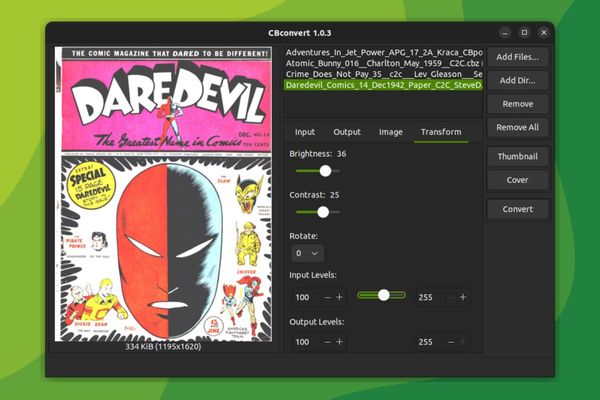 Convert Your Comic Books With This Open-Source Tool!