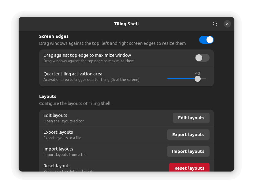 Tiling Shell: A GNOME Extension to Add Superpowers to Ubuntu