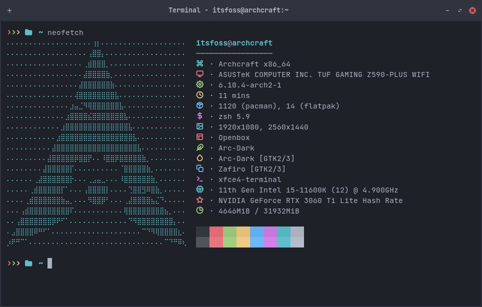Arch Linux Minecraft Customization I Just Removed Ubuntu for Archcraft and my Linux PC Looks Awesome!
