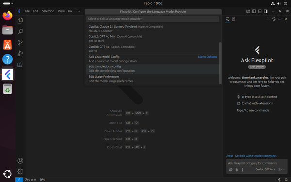 Flexpilot is an Open Source IDE for AI-Assisted Coding Experience 🚀