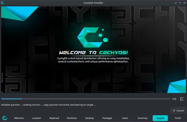 Wait for the installation to complete. You will see this installation progress screen.