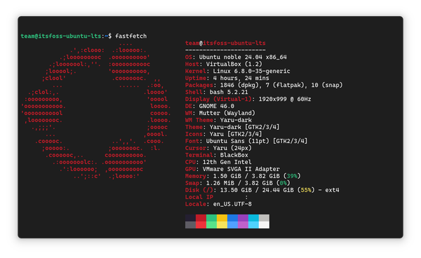 Display Linux Distribution Logo in ASCII Art in Terminal