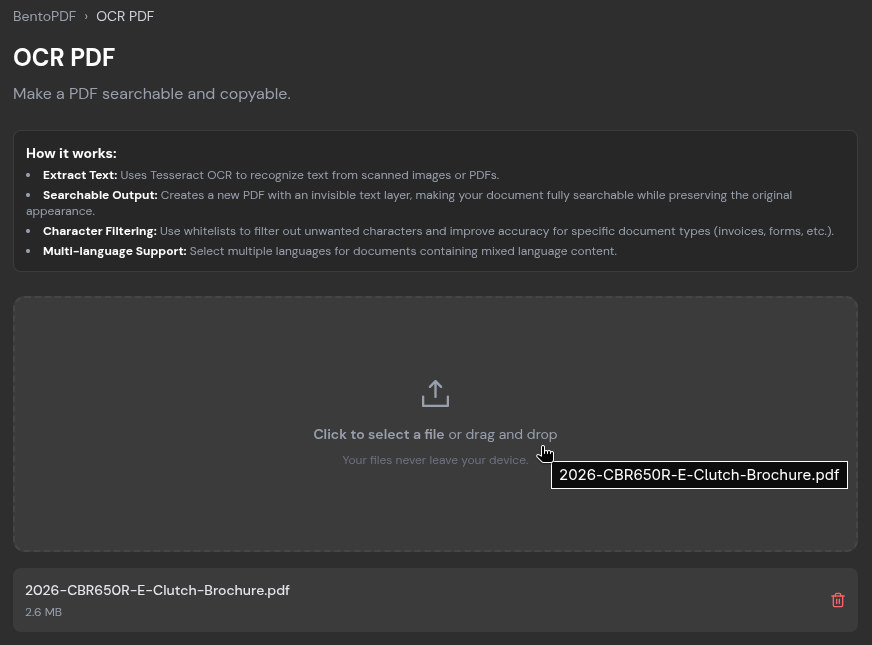 Working Text Sheets.pdf BentoPDF Handles PDFs Locally, So You Don’t Have to Upload Them to Websites