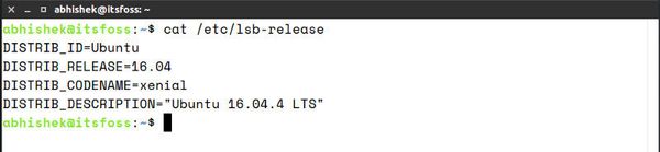 How to check Ubuntu version in command line