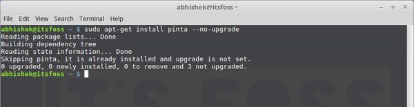 no upgrade package Linux