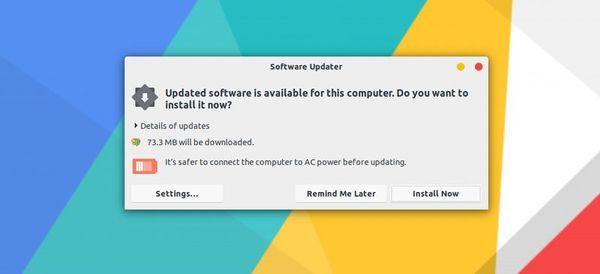 Install Updates via Update Manager in Ubuntu