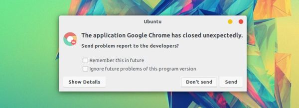 Google Chrome은 Ubuntu Linux에서 충돌합니다