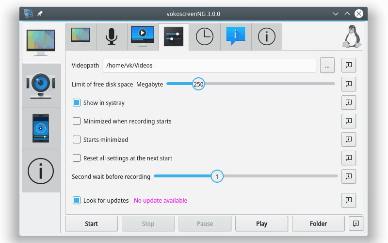 VokoscreenNG: Free & Open Source Screencasting Tool