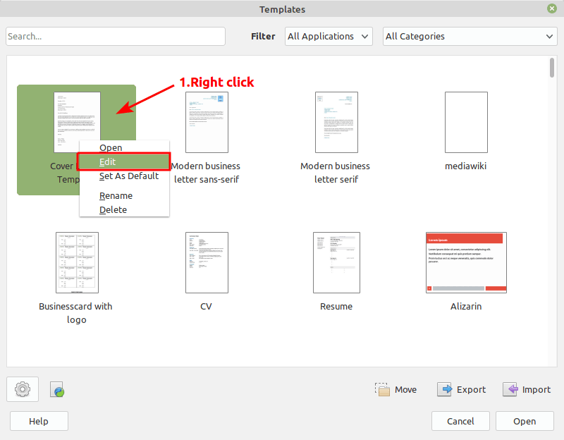 Как изменить стиль презентации libreoffice