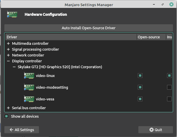 Hardware configuration