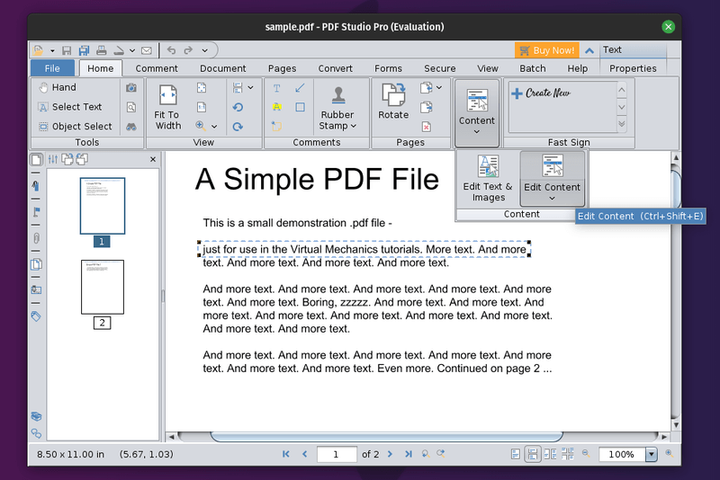 Pdfstudio Pro Editor