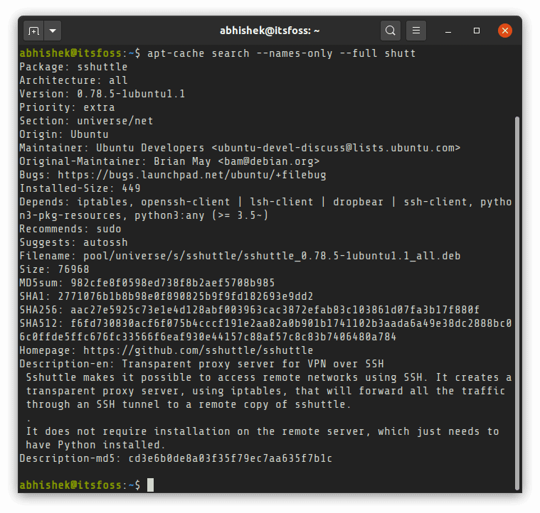 How to Use aptcache Command in Ubuntu and Debian Linux