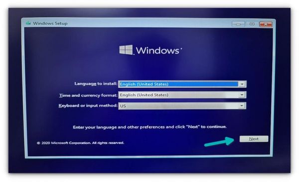 installing windows