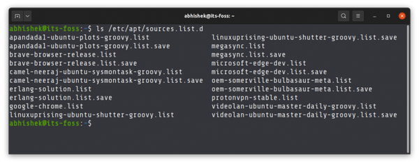 sources list ubuntu