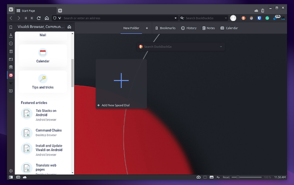 vivaldi screenshot