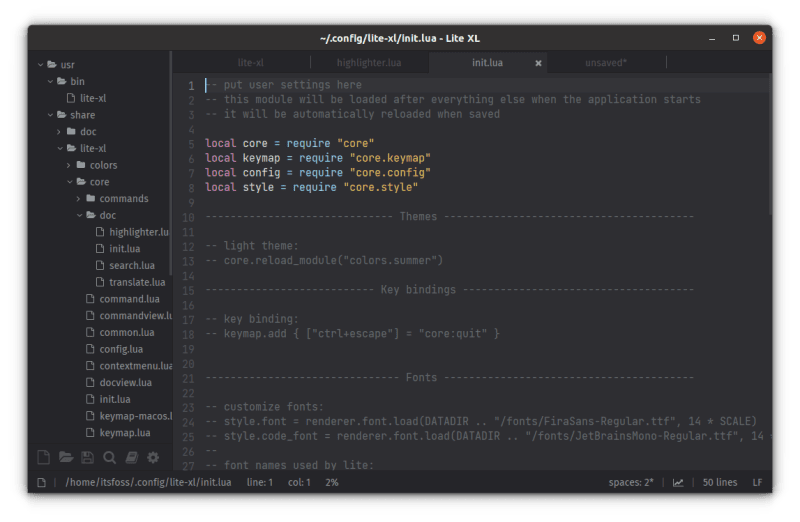 Meet Lite XL A Lightweight, OpenSource Text Editor for Linux Users